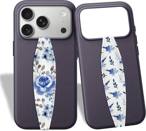 Vista 21 de Switchbands Correa de Agarre para Teléfono con Diseño de Flores – Personalizable y Reversible, Soporte de Dedos para la Parte Trasera del Teléfono