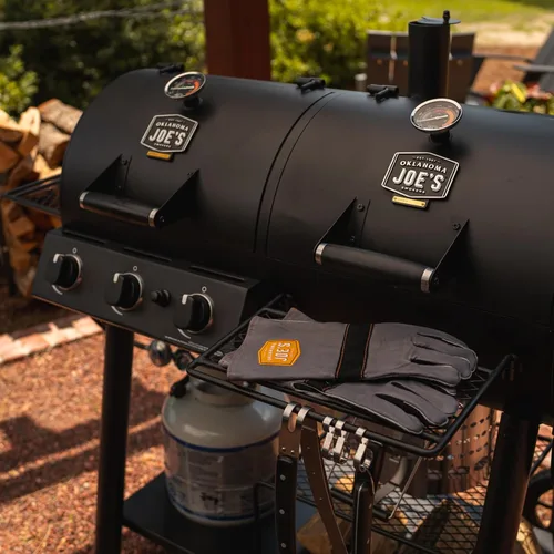 Vista 7 de Oklahoma Joe's Canyon Combo DLX 24203005 - Ahumador y parrilla a gas propano