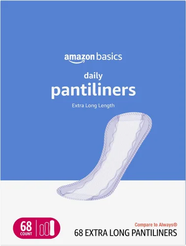 Vista 10 de Yaxa Basics Pantiliner diario, largo largo, almohadillas para mujer, sin perfume, 40 unidades (anteriormente Solimo)