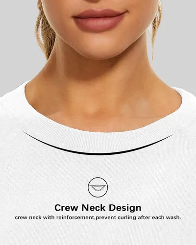 Vista 4 de WOWENY Camisas térmicas para mujer, capa base, forro polar ultra suave, manga larga, ropa interior térmica para invierno y clima frío