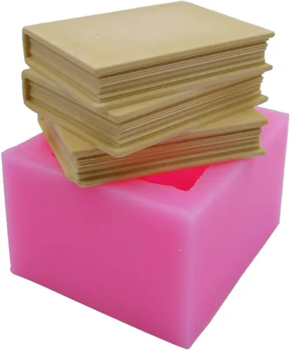 Vista 9 de Nuevo Diseño de Libro Molde de Jabón de Silicona Molde de Vela Moldes de Silicona 3D para Hacer Jabón, Pastel, Chocolate y Manualidades