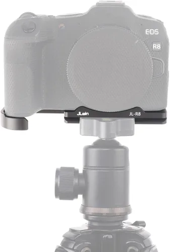 Vista 7 de FocusFoto Placa base de liberación rápida QR placa soporte para cámara Canon EOS R8 y RP sin espejo, compatible con trípode estándar Arca-Swiss