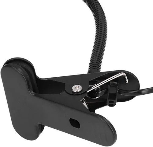 Vista 8 de Walfront Soporte de lámpara de escritorio E27 E26 Clip de 360 ° Flexible de cuello de cisne Clip de abrazadera Soporte de bombilla de luz de lectura