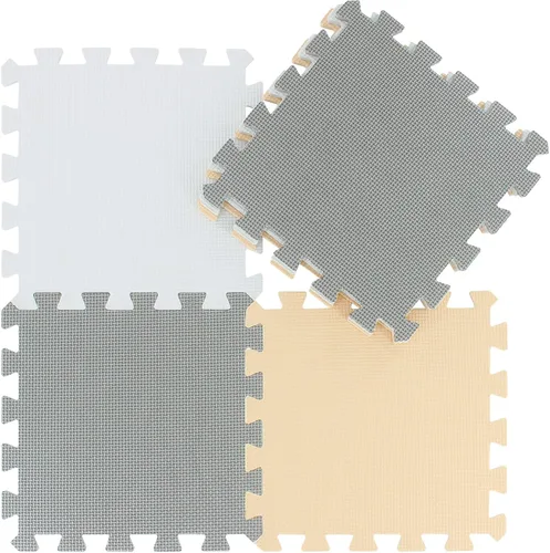 Vista 5 de qqpp Alfombrillas de Espuma EVA de Goma con 18 Baldosas Entrelazadas tipo Rompecabezas - Alfombra de Juego para Bebé para Jugar Alfombrilla