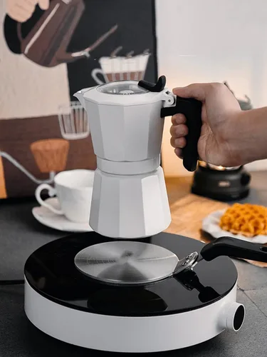 Vista 4 de Difusor de calor para estufa de gas, placa de inducción Moka Pot Aapter, adaptador de placa convertidor de inducción para utensilios de cocina, 5