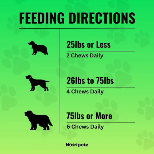 Vista 7 de Masticables para alergias para perros – Alivio de la alergia para perros, apoyo para picazón y lamer las patas, suplemento natural para la piel