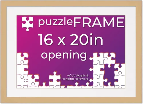 Vista 34 de Poster Palooza Kit de marco de rompecabezas de 11.25 x 38.25 pulgadas. El kit incluye hojas de pegamento para rompecabezas, marco de rompecabezas