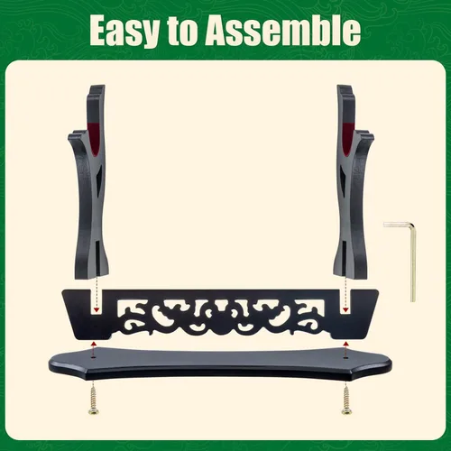 Vista 4 de Soporte de exhibición acolchado de 1 nivel para Tanto Rapier Samurai Cosplay Blade Tanjirou Demon Slayer soporte de exhibición de armas