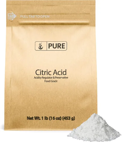 Vista 2 de PURE ORIGINAL INGREDIENTS Paquete de ácido cítrico y sorbato de potasio, (1 libra cada uno) grado alimenticio, natural