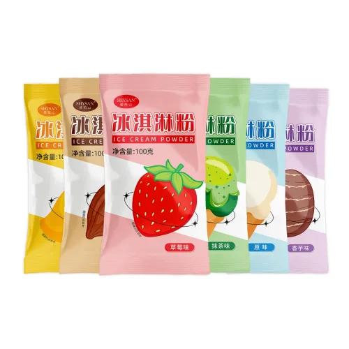 Mezcla de Helado, Kits para Máquinas de Helado Caseras, Listo en 30 Minutos. Bolsas de 100g, 3.5 Onzas, Seis Sabores (Paquete de 6) Buenos Regalos