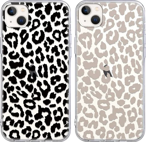 Vista 50 de Paquete de 2 fundas de teléfono con bonito estampado de guepardo para iPhone 7/8/SE 2020 / SE 2022 de 4.7 pulgadas, diseño de leopardo de lujo