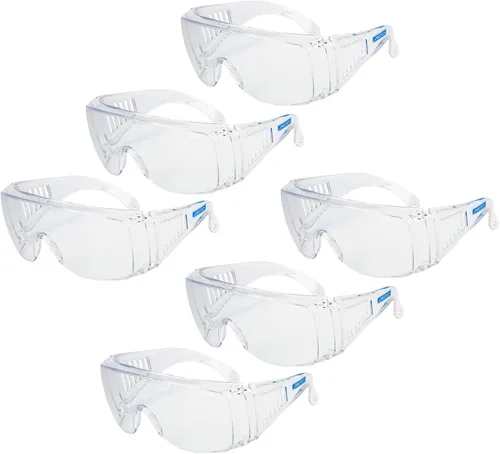 Vista 10 de JORESTECH Safety Glasses Designed to Fit Over Eyewear, ANSI Z87+ Compliant, Impact-Resistant Polycarbonate, UV Protection