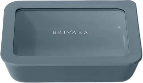 Vista 28 de Recipiente de almacenamiento de alimentos de vidrio con recubrimiento cerámico Sin PTFE, PFOA, PFAS y BPA Recipiente reutilizable no tóxico