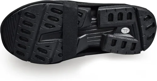 Vista 4 de Almohadillas de cambio de engranajes de motocicleta, accesorios de botas de moto a prueba de viento protector de montar caliente cubierta de, Negro