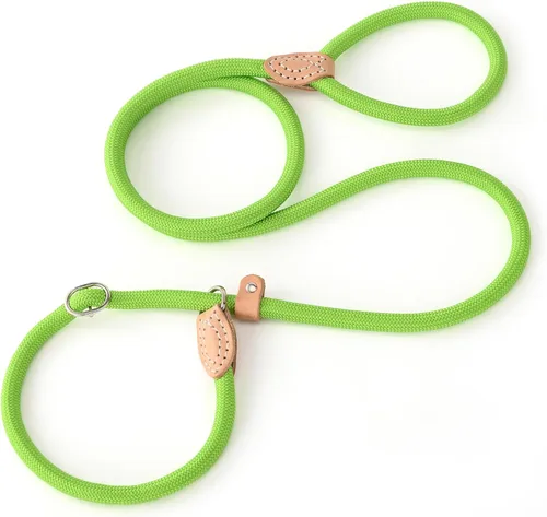 Vista 9 de Mile High Life Correa antideslizante para perro, correa de cuerda resistente de 4 pies, 5 pies, 6 pies, para entrenamiento sin tirones, correa