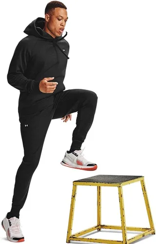 Vista 2 de Under Armour - Sudadera con capucha con logotipo grande de Armour Fleece