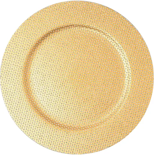 Vista 28 de Simply Elegant Placa de carga de plástico grabada a rayas, placa de servicio para fiestas, cenas, bodas, quinceañeras y eventos, 13 pulgadas