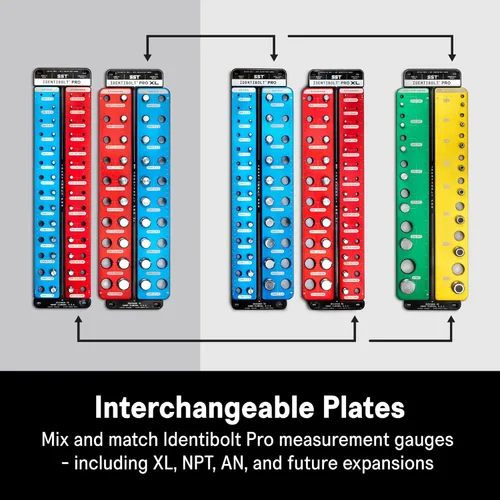 Vista 4 de SST - Identibolt Pro XL - Verificador de Roscas Preciso y Montaje en Pared - Tuercas y Pernos de Tamaño Grande - Roscas Imperiales SAE y Métricas