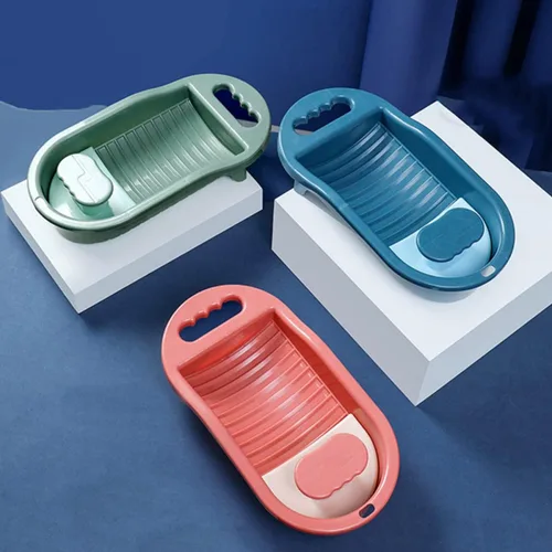 Vista 4 de Housoutil Tabla de lavado para lavabo, tabla de lavar a mano, calcetín, tabla de lavar ropa interior, tabla de lavar la tabla de lavar la ropa