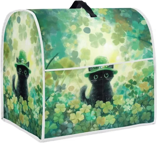 Vista 28 de Talayituse Beach Turtle Starfish Print Stand Mixer Cover for 4.5-5 Quarts Kitchen Aid, Washable Mixer Dust Cover with Handle and Pocket Kitchen