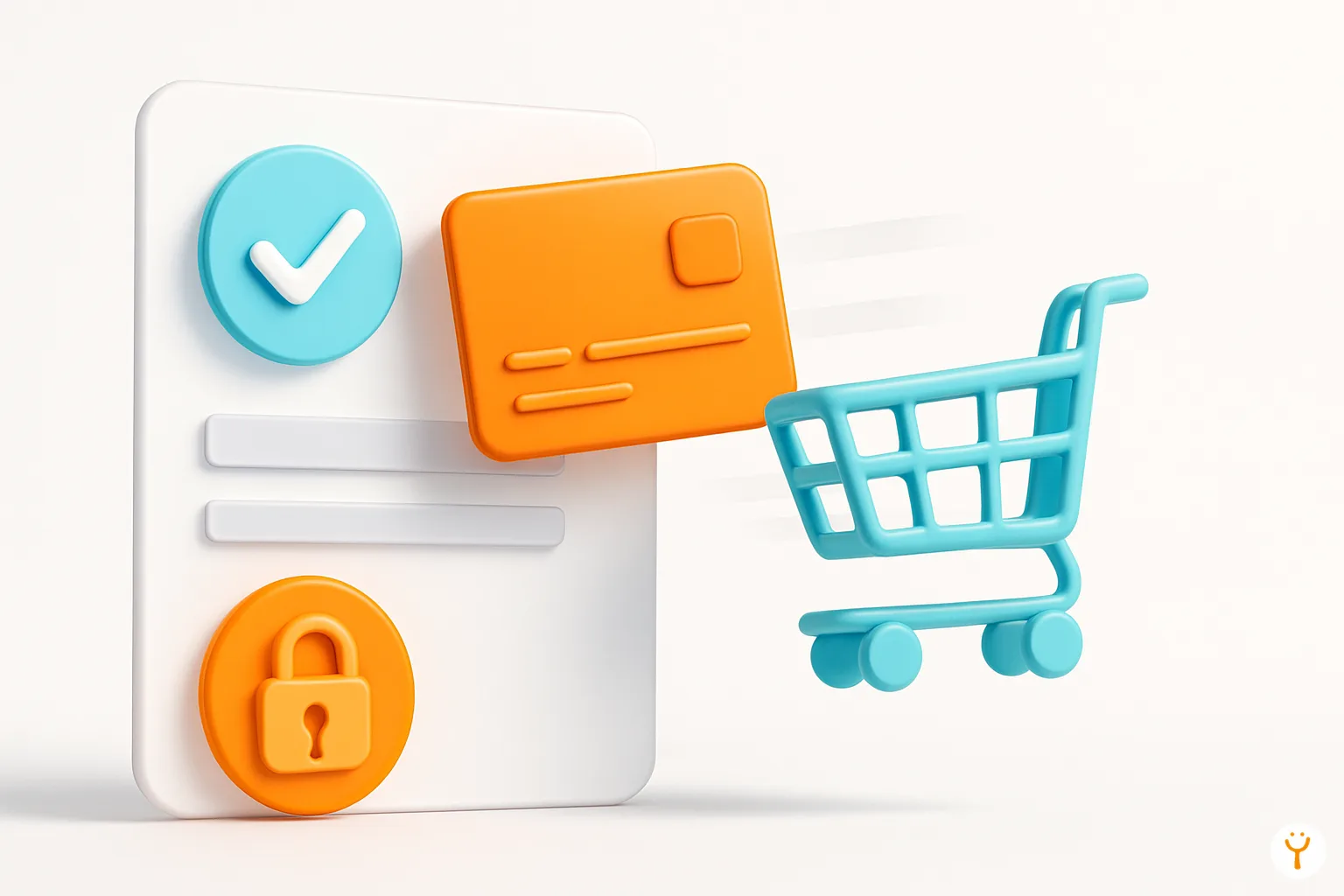 Símbolos de confianza y seguridad de Yaxa cargando rápidamente